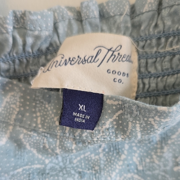 Universal Thread Light Blue Ruffle Maxi Dress - Picture 2 of 4